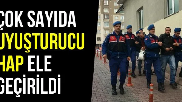 Çok Sayıda Uyuşturucu Hap Ele Geçirildi