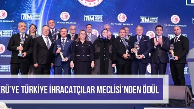 ERÜ'ye Türkiye İhracatçılar Meclisi'nden Ödül