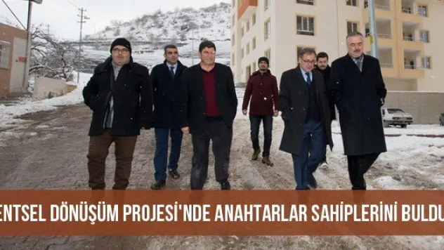 Kentsel Dönüşüm Projesi'nde Anahtarlar Sahiplerini Buldu