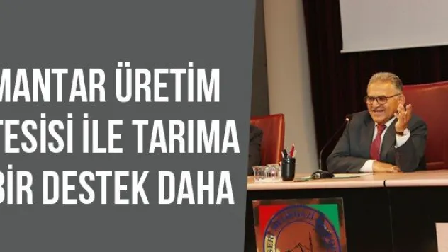 Mantar Üretim Tesisi İle Tarıma Bir Destek Daha