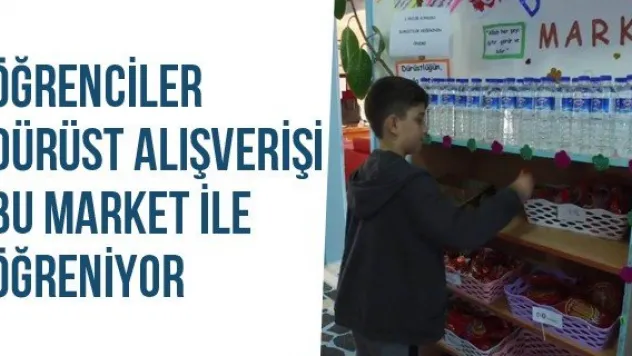 Öğrenciler Dürüst Alışverişi Bu Market İle Öğreniyor