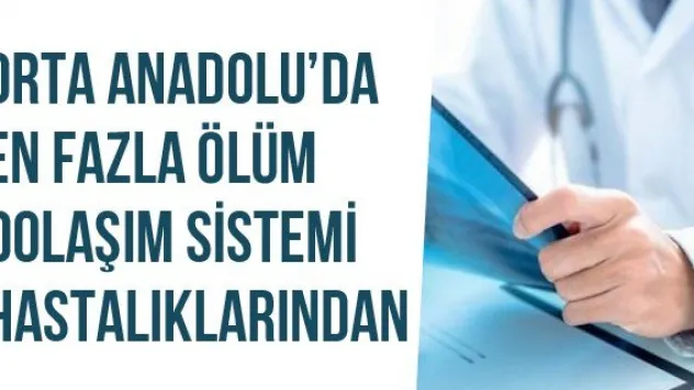 Orta Anadolu'da En Fazla Ölüm Dolaşım Sistemi Hastalıklarından