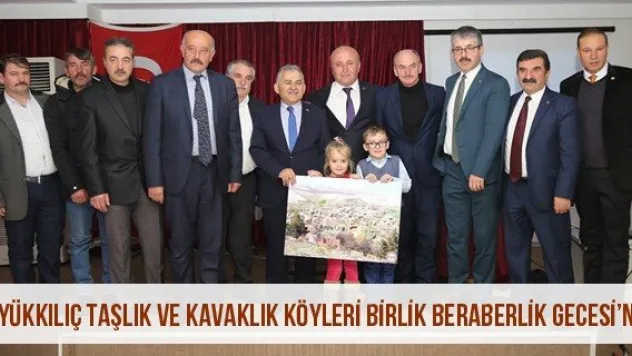 Büyükkılıç Taşlık ve Kavaklık Köyleri Birlik Beraberlik Gecesi'nde