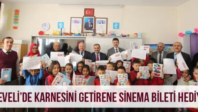 Develi'de Karnesini Getirene Sinema Bileti Hediye