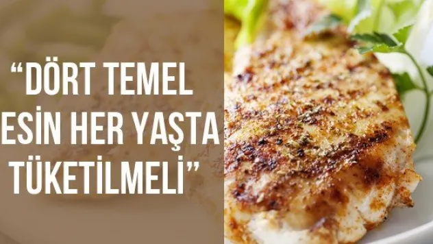 'Dört Temel Besin Her Yaşta Tüketilmeli'
