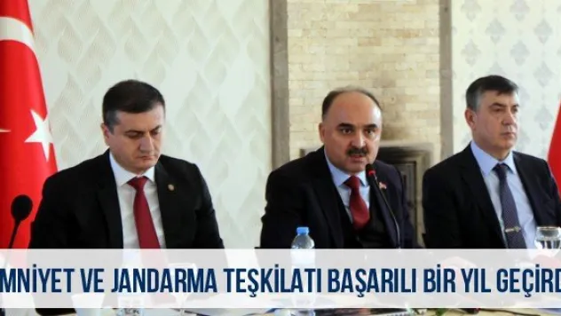 &quotEmniyet ve jandarma teşkilatı başarılı bir yıl geçirdi&quot