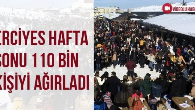 Erciyes Hafta Sonu 110 Bin Kişiyi Ağırladı
