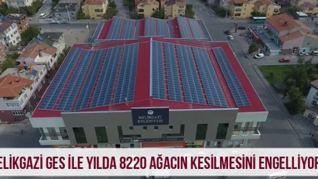 Melikgazi GES İle Yılda 8220 Ağacın Kesilmesini Engelliyor