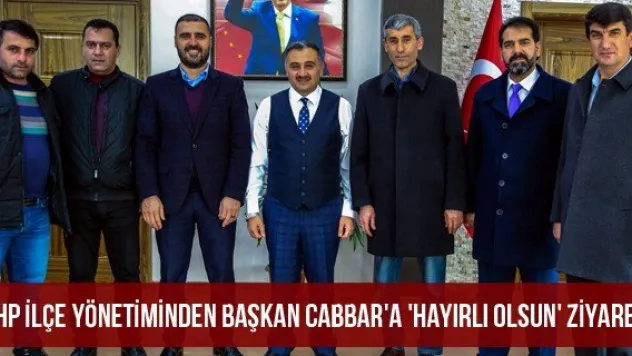 MHP İlçe Yönetiminden Başkan Cabbar'a 'Hayırlı Olsun' Ziyareti