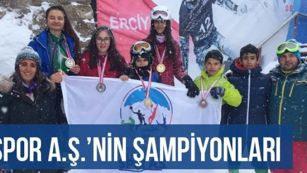 SPOR A.Ş.'nin Şampiyonları