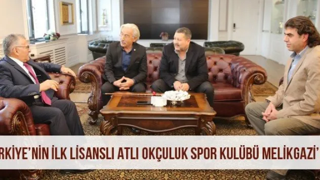 Türkiye'nin İlk Lisanslı Atlı Okçuluk Spor Kulübü Melikgazi'de
