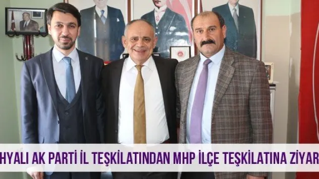 Yahyalı Ak Parti İl Teşkilatından MHP İlçe Teşkilatına Ziyaret