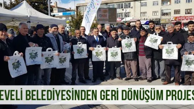 Develi Belediyesinden geri dönüşüm projesi