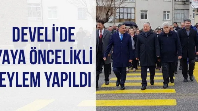 Develi'de Yaya Öncelikli Eylem Yapıldı