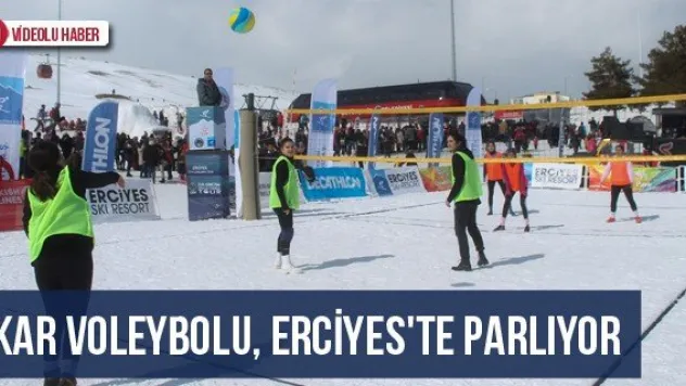 Kar Voleybolu, Erciyes'te parlıyor