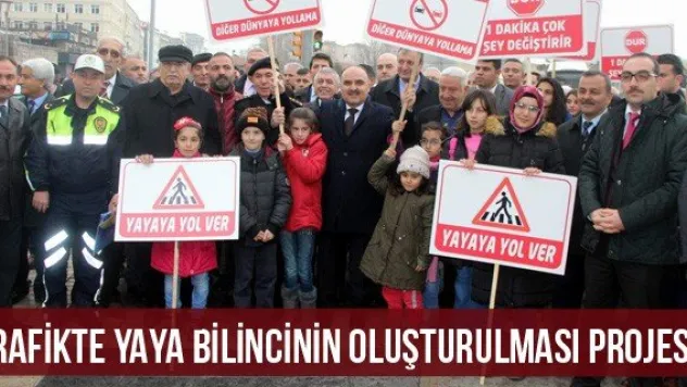 Trafikte Yaya Bilincinin Oluşturulması Projesi