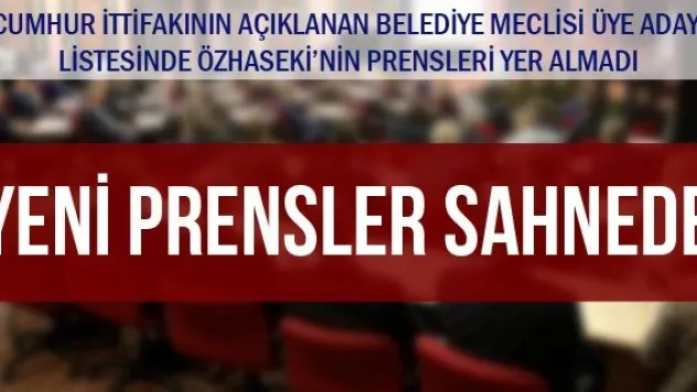 YENİ PRENSLER SAHNEDE