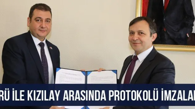 ERÜ ile Kızılay Arasında Protokolü İmzaladı