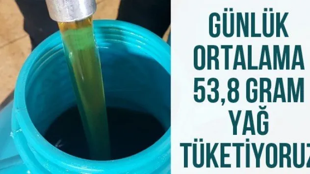 Günlük Ortalama 53,8 Gram Yağ Tüketiyoruz