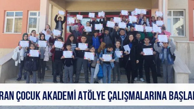 ORAN Çocuk Akademi Atölye Çalışmalarına Başladı