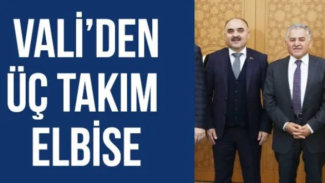 Vali'den Üç Takım Elbise