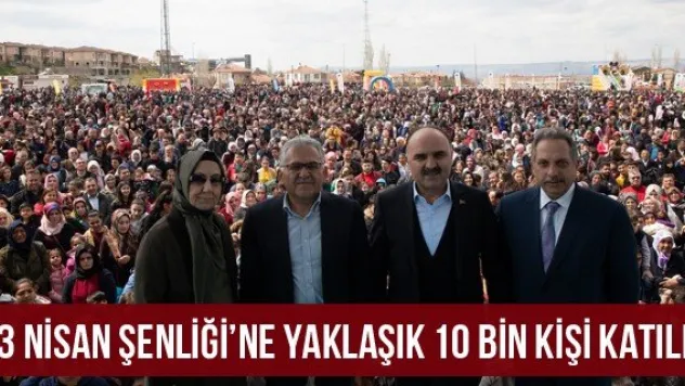 23 Nisan Şenliği'ne yaklaşık 10 bin kişi katıldı