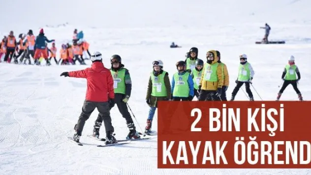 2 Bin Kişi Kayak Öğrendi