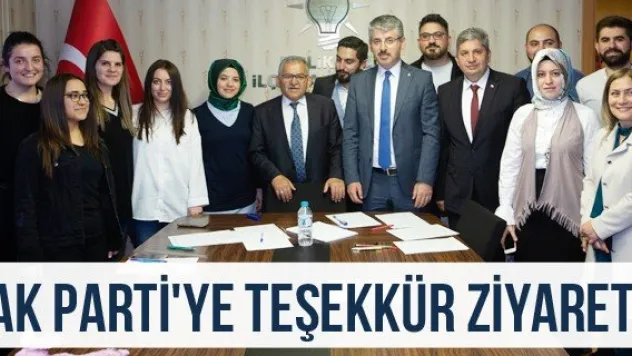 AK Parti'ye Teşekkür Ziyareti