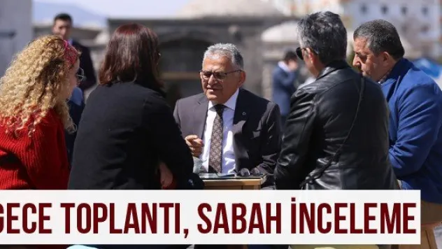 Gece Toplantı, Sabah İnceleme