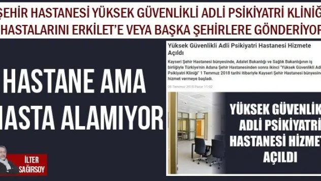 HASTANE AMA HASTA ALAMIYOR