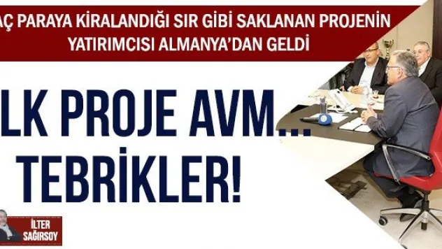 İLK PROJE AVM...TEBRİKLER!