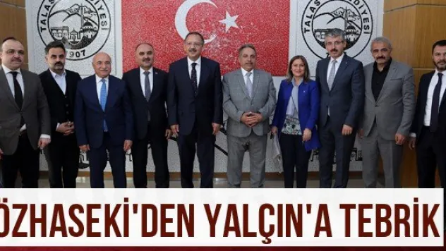 Özhaseki'den Yalçın'a tebrik