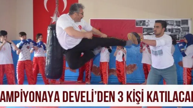 Şampiyonaya Develi'den 3 kişi Katılacak