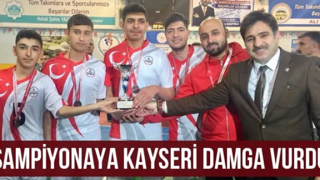 Şampiyonaya Kayseri Damga Vurdu