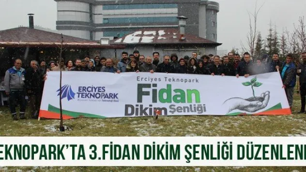 Teknopark'ta 3.Fidan Dikim Şenliği Düzenlendi