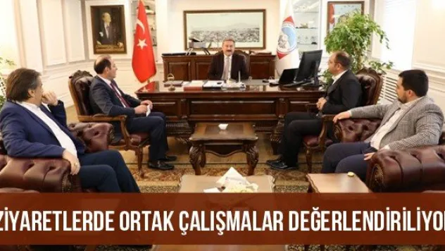 'Ziyaretlerde ortak çalışmalar değerlendiriliyor'
