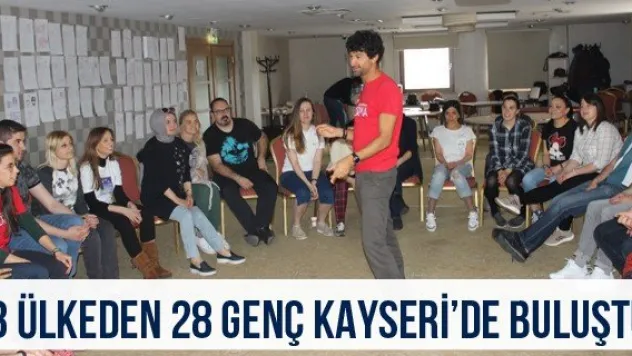 8 Ülkeden 28 Genç Kayseri'de Buluştu