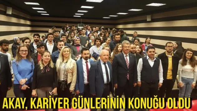 Akay, kariyer günlerinin konuğu oldu