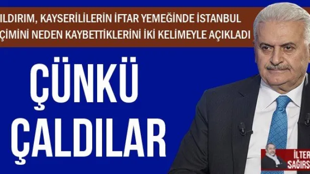 ÇÜNKÜ ÇALDILAR