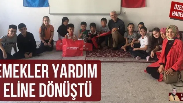 Emekler yardım eline dönüştü
