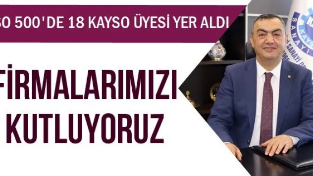 Firmalarımızı kutluyoruz
