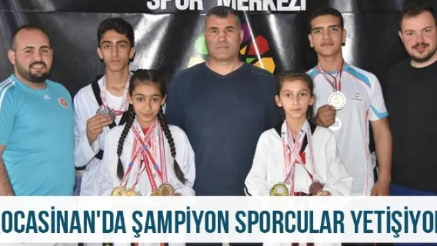 Kocasinan'da şampiyon sporcular yetişiyor