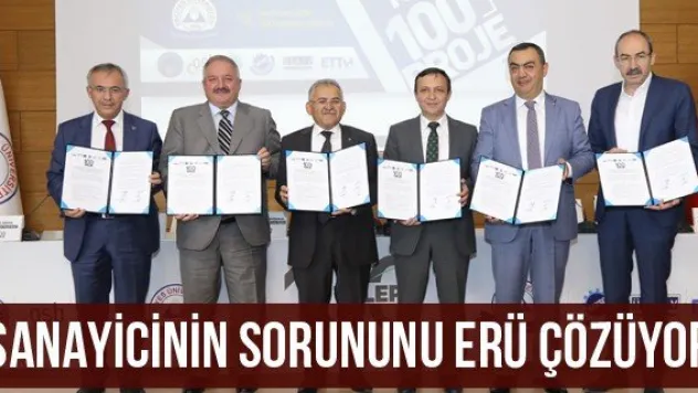 Sanayicinin Sorununu ERÜ Çözüyor