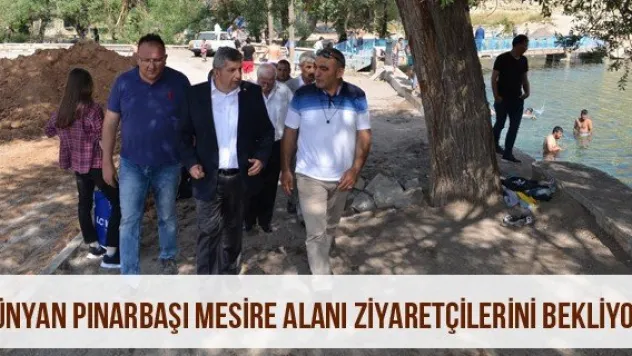 Bünyan Pınarbaşı Mesire Alanı Ziyaretçilerini Bekliyor