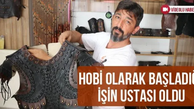 Hobi olarak başladığı işin ustası oldu