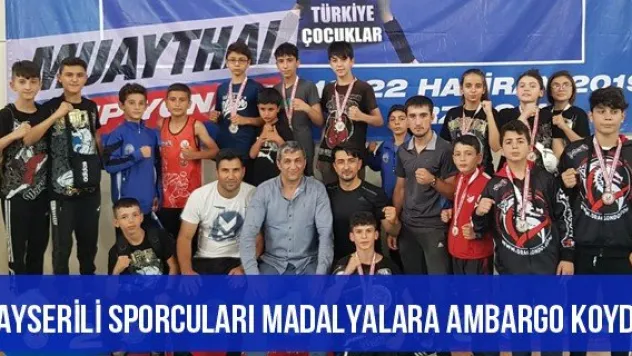 Kayserili Muaythai Sporcuları Madalyalara Ambargo Koydu