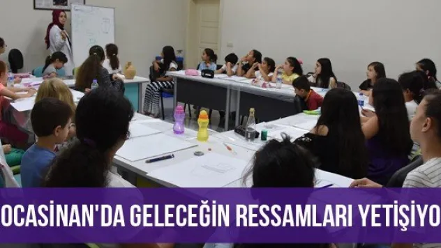 Kocasinan'da geleceğin ressamları yetişiyor