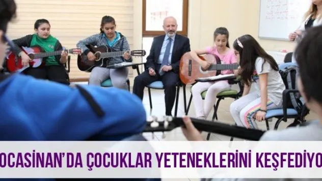 Kocasinan'da çocuklar yeteneklerini keşfediyor