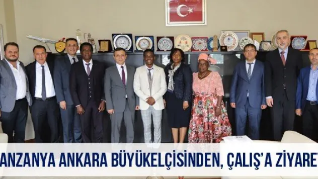 Tanzanya Ankara Büyükelçisinden, Çalış'a Ziyaret
