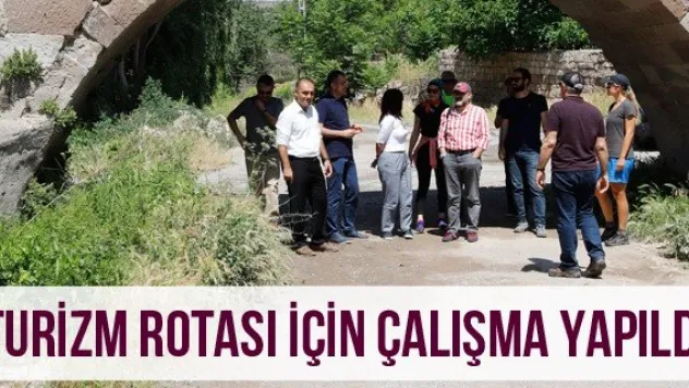 Turizm rotası için çalışma yapıldı